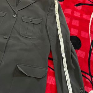 Dark Olive /green  Blazer Suit