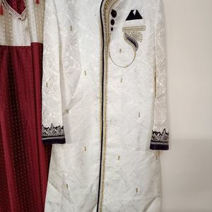 Mens Sherwani With Churidar...Woren Only Once