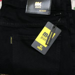 High Rise Straight Fit Jeans -New,Tag