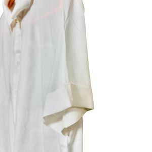 White Formal Shirt For Women