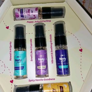 New/ Unused Plum Perfume Discovery Set Of 5