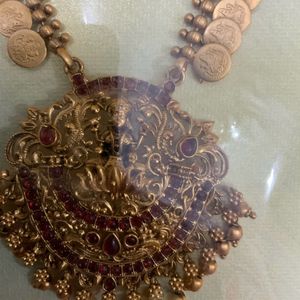 Gold Lakshmi Devi Jewellery Set