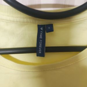 Lemon Yellow Sweatshirt