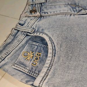 UCB,Light Blue Faded Jeans