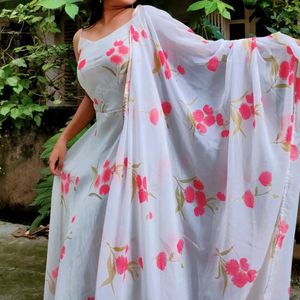 Floral Print Anarkali