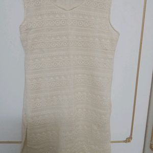 White Kurti