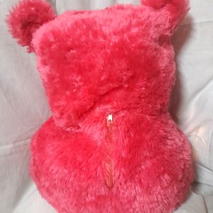 Big Pink Teddy Bear With Heart Couple Kid Gift 🧸