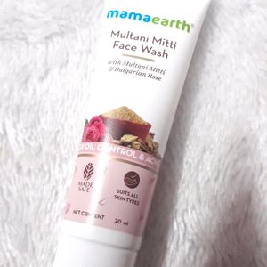 Mamaearth Multani Mitti Face Wash Mini Pack