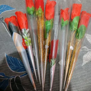 9 Pcs Artificial Rose Flower