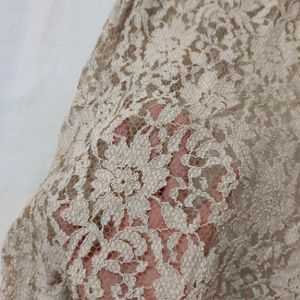 Semi sheer Full Lace Dress