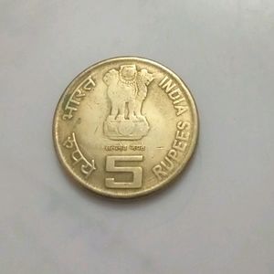 Rs 5 - Income Tax 150 Years Of Building India, Chanakya, Kolkata Mint