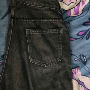 Black Charcoal Wash Jeans