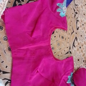 Rani Colours Saree With Bouse Size 32