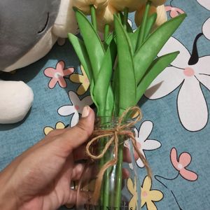 Tulip Flower Ivory Color