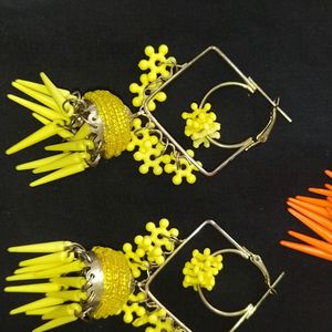 Stylish Jhumkas With 7 Jhumka