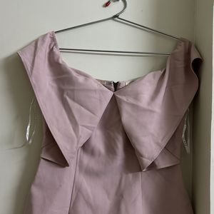 Butterfly Neck Mauve Top