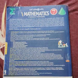 Mathematics CBSE For Class 7