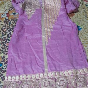 Only Semi Stiched Kurti.