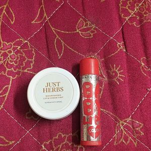 Just Herbs Lipchiktint And Maybelline Lips