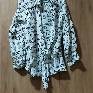 ZARA WRAP UP SHIRT