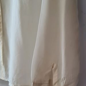 Mario Pucci Cecconi off white silk shirt