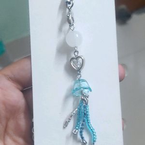 Blue Jelly Fish Phone Charms