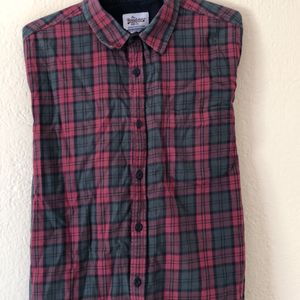Roadstar Red And Green Check Shirt Full Sleeve