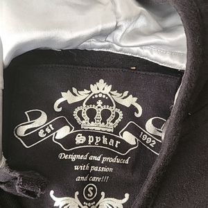 Black Spykar Hoodie