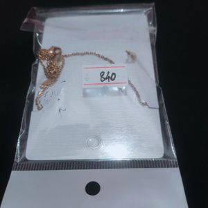 Anti Tarnish Neckpiece And Earrings Set