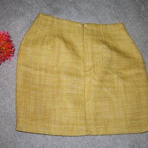 Yellow Mini Skirt