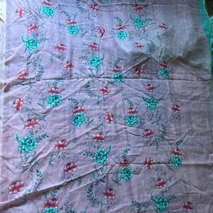 Kurta Paint Dupatta Set Cotton