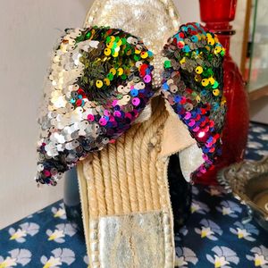 Sequined Slippers