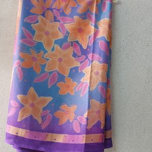 Colorful saree with No flaws