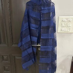 Navy Blue Viscose Duppatta