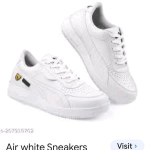 School Shoes Air White Sneakers ( UK 4)