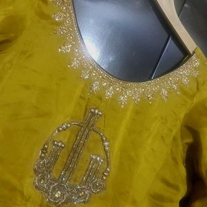 Lime Green Sharara Suit With Dupatta 36 Bust