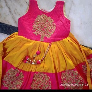 Ethnic Wear Frock For 3 Years Girl