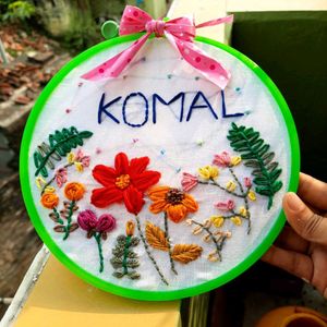 customized name hoop