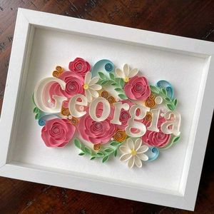 Customized Paper Craft Letter Or Names