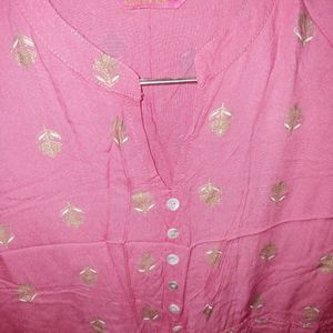 Pink Kurta Good Condition Like New