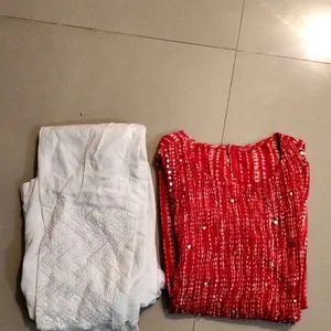 Fashor Kurta + Chikankari Pants