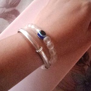 It's an evil eye bracelet.