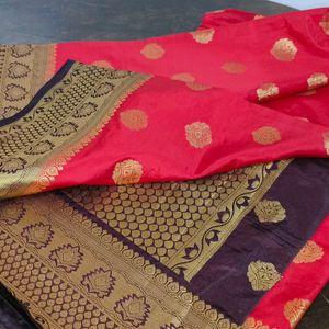 Silk Kathpadar Saree