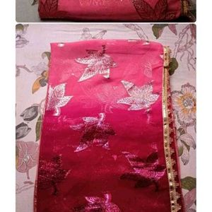 Saree With Ready Blouse Size 36