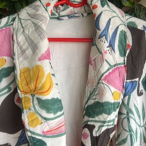 Tropical Print Jacket