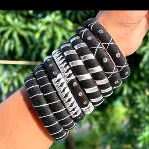 Black Work Bangles 🖤