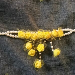 Haldi Necklace Set