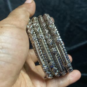 SILVER BANGLES