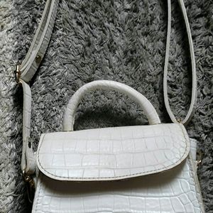 White Sling Bag