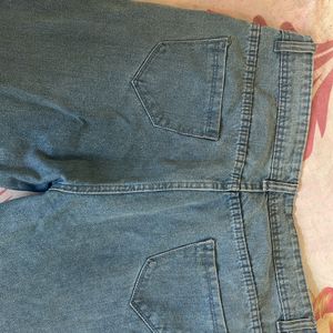 Blue Wide Leg Jeans